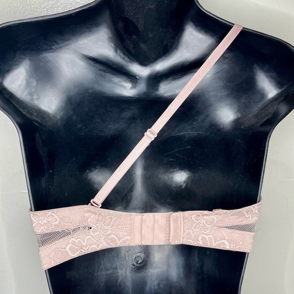 NWT MAIDENFORM 34B WEAR MULTI 5 WAYS UNDERWIRE NUDE SUPPORT PUSH UP CLEAVAGE BRA - Picture 12 of 16